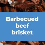 Barbecued beef brisket