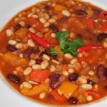 Spicy Vegetarian Bean Stew - a Healthy Recipe